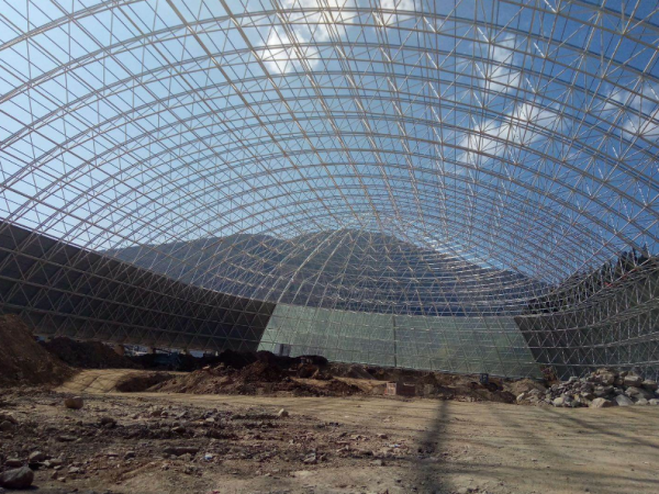 辽阳干煤棚网架加工案例