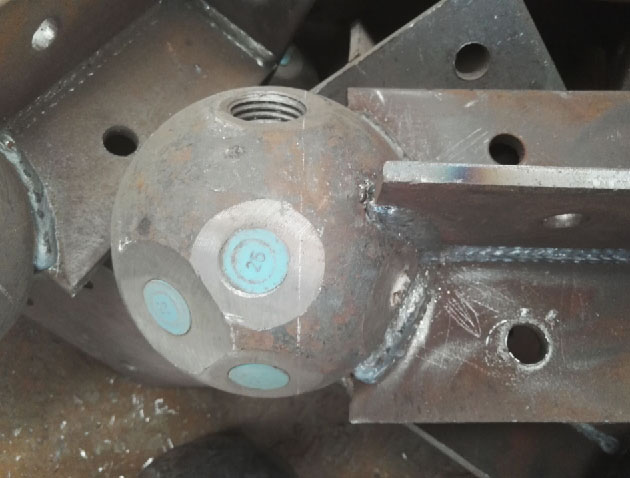 辽阳螺栓球球塞，网架配件